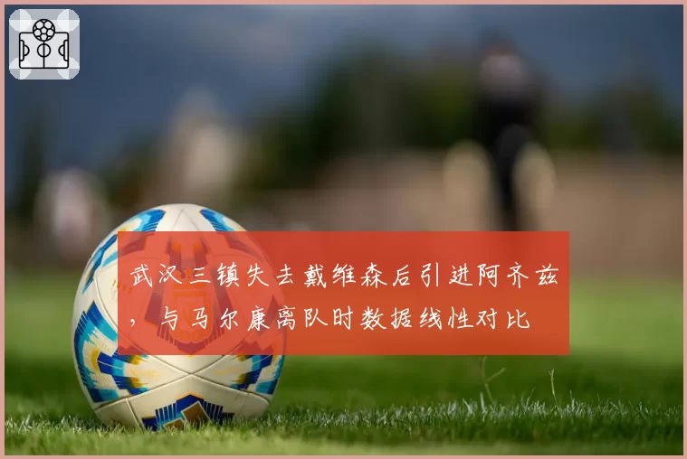 武汉三镇失去戴维森后引进阿齐兹，与马尔康离队时数据线性对比